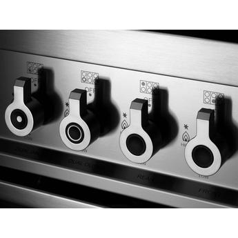 Bertazzoni Professional Series 48" Glossy Orange Slide-In Liquid Propane Sealed Burner Double Oven Range with Griddle - Convection — thumbnail 6