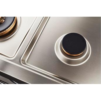 Bertazzoni Professional Series 48" Glossy Orange Slide-In Liquid Propane Sealed Burner Double Oven Range with Griddle - Convection — thumbnail 8