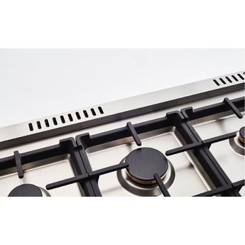 Bertazzoni Professional Series 48" Glossy Orange Slide-In Liquid Propane Sealed Burner Double Oven Range with Griddle - Convection — thumbnail 9