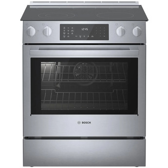 Bosch 800 30" Stainless Steel Electric Smoothop Slide-In Range - Convection