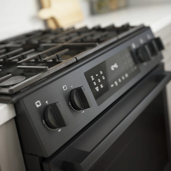 Bosch 800 30" Black Stainless Steel Sealed Burner Slide-In Natural Gas Range - Convection — thumbnail 13