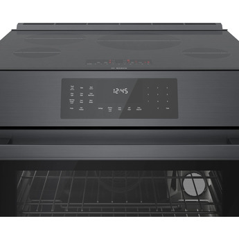 Bosch HII8047U 800 Series 30 Inch Electric Slide-In Range in Black Stainless Steel — thumbnail 2
