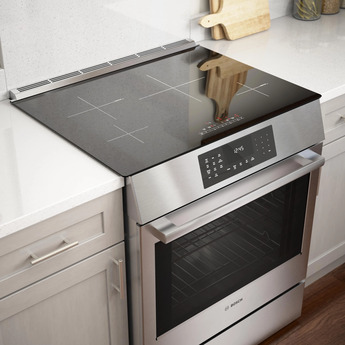 Bosch HII8057U 800 Series 30 Inch Electric Slide-In Range in Stainless Steel — thumbnail 6