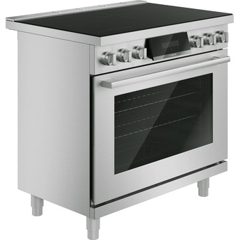 Bosch 36 Inch Slide-In Induction Range with 5 Elements, 3.7 cu. ft. Oven Capacity, 9 Cooking Modes, CombiZones, Convection Pro, and PreciseSelect® Controls: Stainless Steel — thumbnail 3