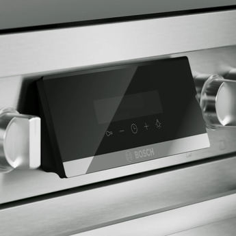 Bosch 36 Inch Slide-In Induction Range with 5 Elements, 3.7 cu. ft. Oven Capacity, 9 Cooking Modes, CombiZones, Convection Pro, and PreciseSelect® Controls: Stainless Steel — thumbnail 7