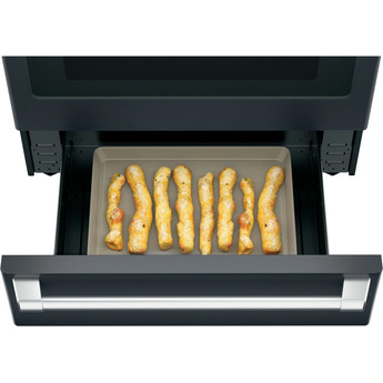 Cafe 30" Matte Black Smoothtop Self Cleaning Slide-In Range with Stainless Steel Handles- Convection - ADA Compliant — thumbnail 24