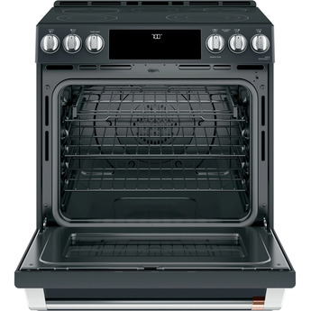 Cafe 30" Matte Black Smoothtop Self Cleaning Slide-In Range with Stainless Steel Handles- Convection - ADA Compliant — thumbnail 28