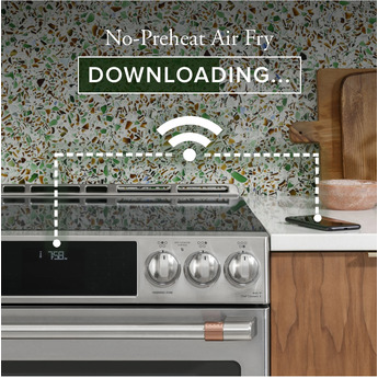 Cafe 30" Matte Black Natural Gas Sealed Burner Slide-In Range - Convection - ADA Compliant — thumbnail 10