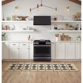 Cafe 30" Matte Black Natural Gas Sealed Burner Slide-In Range - Convection - ADA Compliant — thumbnail 17