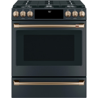 Cafe 30" Matte Black Natural Gas Sealed Burner Slide-In Range - Convection - ADA Compliant — thumbnail 19