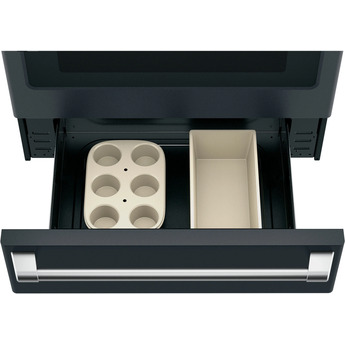 Cafe 30" Matte Black Natural Gas Sealed Burner Slide-In Range - Convection - ADA Compliant — thumbnail 26