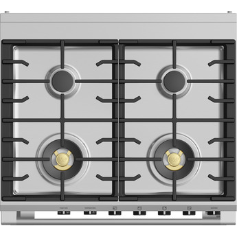 Fisher Paykel Classic 30" Black Dual Fuel (Natural Gas) Sealed Burner Range with Warming Drawer & Self Clean - Convection — thumbnail 4