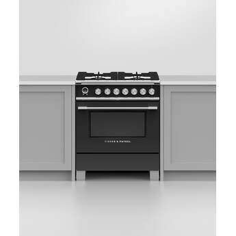 Fisher Paykel Classic 30" Black Dual Fuel (Natural Gas) Sealed Burner Range with Warming Drawer & Self Clean - Convection — thumbnail 6