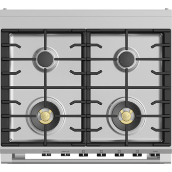 Fisher Paykel Classic 30" Red Dual Fuel (Natural Gas) Sealed Burner Range with Warming Drawer & Self Clean - Convection — thumbnail 5