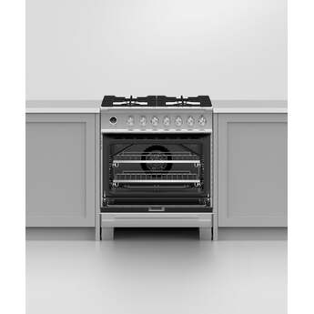 Fisher Paykel Classic 30" Brushed Stainless Steel Dual Fuel (Natural Gas) Sealed Burner Range with Warming Drawer & Self Clean - Convection — thumbnail 7