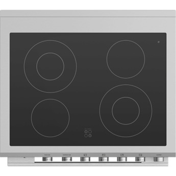 Fisher Paykel Contemporary 30" Brushed Stainless Steel with Black Glass Electric Smoothtop Range with Warming Drawer - Convection — thumbnail 6