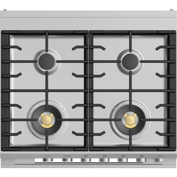 Fisher Paykel Contemporary 30" Brushed Stainless Steel Dual Fuel (Natural Gas) Sealed Burner with Warming Drawer & Self Clean - Convection — thumbnail 7