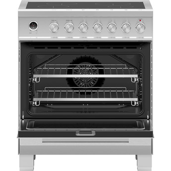 Fisher Paykel Contemporary 30" Brushed Stainless Steel Smoothtop Induction Range with Warming Drawer & Self Clean - Convection — thumbnail 5