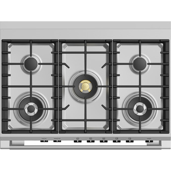 Fisher Paykel Classic 36" Black Dual Fuel (Natural Gas) Sealed Burner Range with Warming Drawer & Self Clean - Convection — thumbnail 10