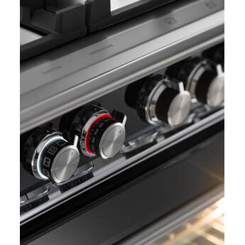 Fisher Paykel Classic 36" Black Dual Fuel (Natural Gas) Sealed Burner Range with Warming Drawer & Self Clean - Convection — thumbnail 11