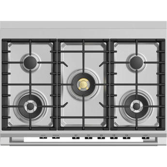 Fisher Paykel Classic 36" Black Dual Fuel (Natural Gas) Sealed Burner Range with Warming Drawer & Self Clean - Convection — thumbnail 6