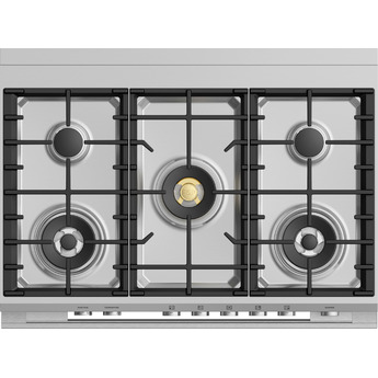 Fisher Paykel Contemporary 36" Brushed Stainless Steel Dual Fuel (Natural Gas) Sealed Burner with Warming Drawer & Self Clean - Convection — thumbnail 6