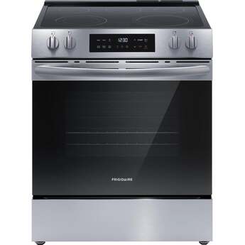 Frigidaire 30 Inch Slide-In Electric Range With Air Fry And Steam Cleaning: Stainless Steel