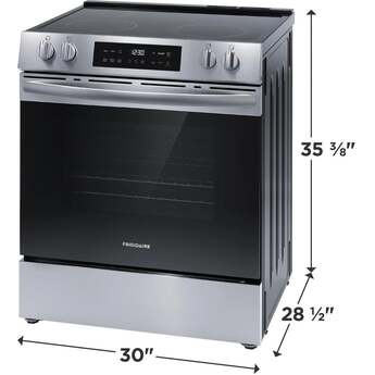Frigidaire 30 Inch Slide-In Electric Range With Air Fry And Steam Cleaning: Stainless Steel — thumbnail 11