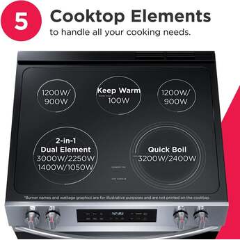 Frigidaire 30 Inch Slide-In Electric Range With Air Fry And Steam Cleaning: Stainless Steel — thumbnail 17