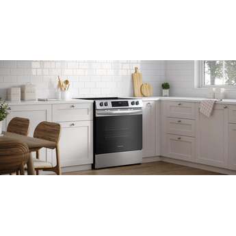 Frigidaire 30 Inch Slide-In Electric Range With Air Fry And Steam Cleaning: Stainless Steel — thumbnail 2