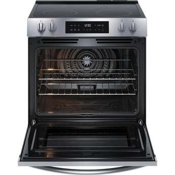 Frigidaire 30 Inch Slide-In Electric Range With Air Fry And Steam Cleaning: Stainless Steel — thumbnail 4