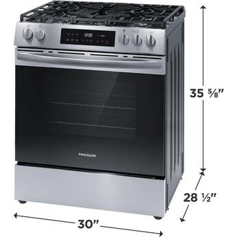 Frigidaire 30 Inch Slide-In Gas Range With Air Fry And Steam Cleaning: Stainless Steel — thumbnail 11
