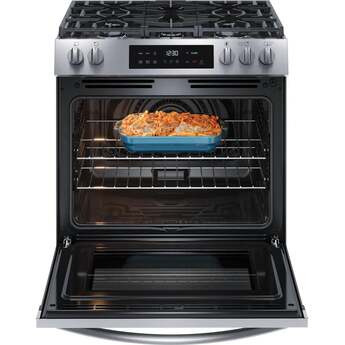 Frigidaire 30 Inch Slide-In Gas Range With Air Fry And Steam Cleaning: Stainless Steel — thumbnail 3