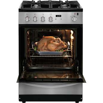 Frigidaire 24" Stainless Steel Natural Gas Freestanding Sealed Burner Range - ADA Compliant — thumbnail 5