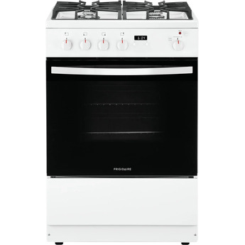 Frigidaire 24" White Natural Gas Freestanding Sealed Burner Range - ADA Compliant