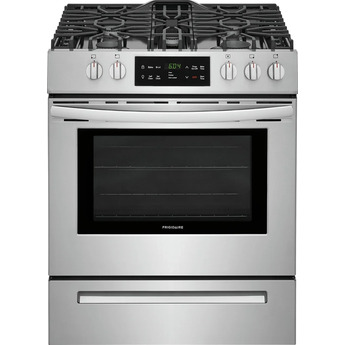 Frigidaire 30" Stainless Steel Natural Gas Freestanding Sealed Burner Range - ADA Compliant