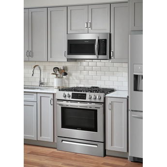 Frigidaire 30" Stainless Steel Natural Gas Freestanding Sealed Burner Range - ADA Compliant — thumbnail 2
