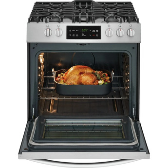 Frigidaire 30" Stainless Steel Natural Gas Freestanding Sealed Burner Range - ADA Compliant — thumbnail 7