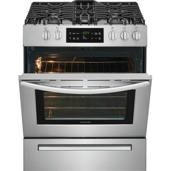 Frigidaire 30" Stainless Steel Natural Gas Freestanding Sealed Burner Range - ADA Compliant — thumbnail 8