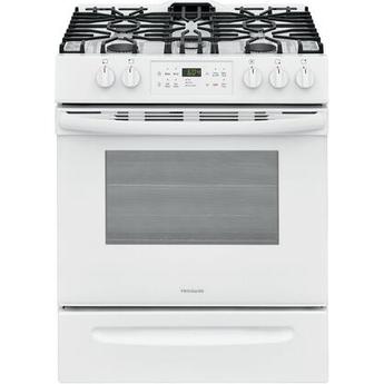 Frigidaire FFGH3054UW 30 Inch White Slide-in Gas Range