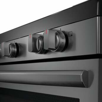 Frigidaire 30 Inch Freestanding Electric Range with 5 Elements, 5.3 cu. ft. Convection Oven, EvenTemp Element, Bridge Element, Storage Drawer, Air Fry, Self Clean, and Star-K: Black Stainless Steel — thumbnail 16