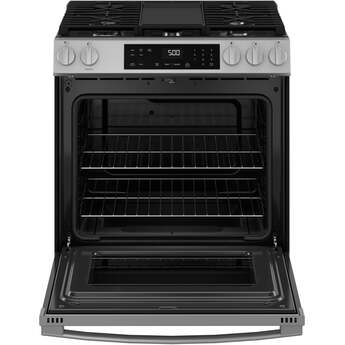 30 Inch Slide-In Gas Range with 5 Sealed Burners, 5.3 cu. ft. Oven Capacity, Power Boil™ Burner, Griddle, Storage Drawer, Express Preheat, Enhanced Shabbos Mode Built In, Self & Steam Clean, and ADA Compliant: Stainless Steel — thumbnail 31
