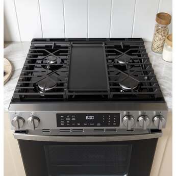 30 Inch Slide-In Gas Range with 5 Sealed Burners, 5.3 cu. ft. Oven Capacity, Power Boil™ Burner, Griddle, Storage Drawer, Express Preheat, Enhanced Shabbos Mode Built In, Steam Clean, and ADA Compliant: Stainless Steel — thumbnail 24