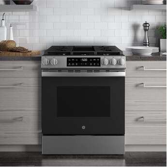 30 Inch Slide-In Gas Range with 5 Sealed Burners, 5.3 cu. ft. Oven Capacity, Power Boil™ Burner, Griddle, Storage Drawer, Express Preheat, Enhanced Shabbos Mode Built In, Steam Clean, and ADA Compliant: Stainless Steel — thumbnail 40