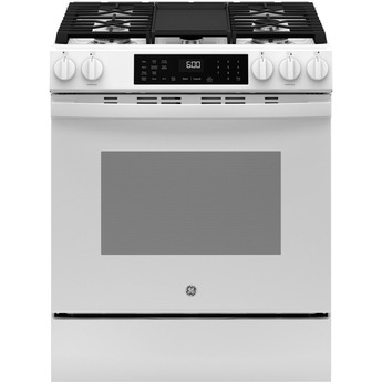 ADA Compliant Slide In Gas Range: White