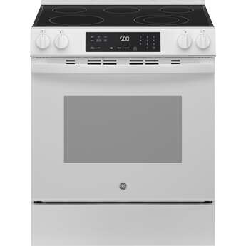 GE GRS500PVWW 30 Inch Slide-In Electric Range White