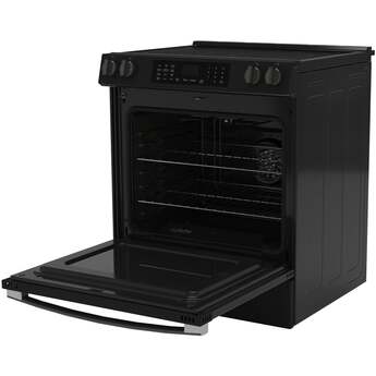 30 Inch Slide-In Electric Smart Range with 5 Smoothtop Elements, 5.3 cu. ft. Convection Oven, Power Boil™ Burner, Warming Zone, Storage Drawer, Sabbath Mode, Steam Clean, and ADA Compliant: Black Slate — thumbnail 10