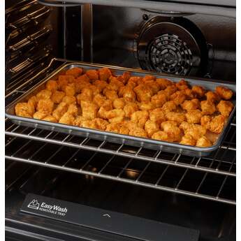 30 Inch Slide-In Electric Smart Range with 5 Smoothtop Elements, 5.3 cu. ft. Convection Oven, Power Boil™ Burner, Warming Zone, Storage Drawer, Sabbath Mode, Steam Clean, and ADA Compliant: Black Slate — thumbnail 21