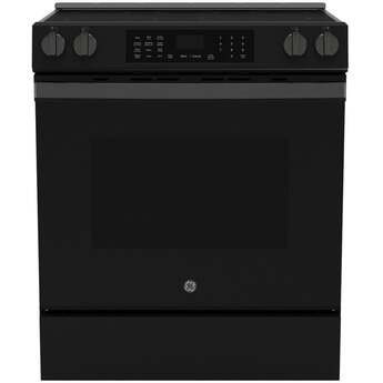30 Inch Slide-In Electric Smart Range with 5 Smoothtop Elements, 5.3 cu. ft. Convection Oven, Power Boil™ Burner, Warming Zone, Storage Drawer, Sabbath Mode, Steam Clean, and ADA Compliant: Black Slate — thumbnail 27