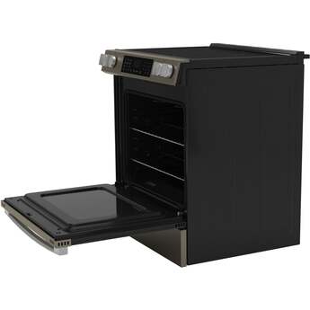 30 Inch Slide-In Electric Smart Range with 5 Smoothtop Elements, 5.3 cu. ft. Convection Oven, Power Boil™ Burner, Warming Zone, Storage Drawer, Sabbath Mode, Steam Clean, and ADA Compliant: Slate With Stainless Handle — thumbnail 29